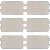 BOJACK Universal Mica Sheet Mica Disc Microwave Accessories Waveguide Cover 117 x 64 mm Mica Plate Microwave (Pack of 6)