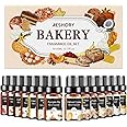 Aeshory Bakey Essential Oils Set 14 x 5 ml - Aromatherapy Fragrance Oils for Diffusers - Pumpkin Pie, Coffee Cake, Oatmeal Cookies, Gingerbread, Cinnamon Apple