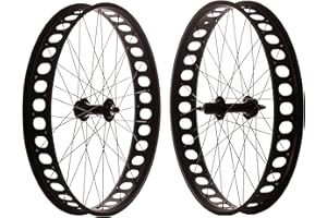 FK CYCLING Ruedas fatbike, 26", Pareja, 8-10V, Aluminio, bujes Sellado 170/135.