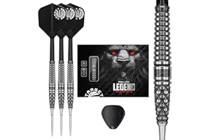 TARGET DARTS Target Japan Paul Lim G8 90% Set di freccette con punta d'acciaio in tungsteno K-Flex Swiss Point, 24G | volo per freccette KFlex, punte Swiss Storm Nano, punte d'acciaio nere e argento con alberi
