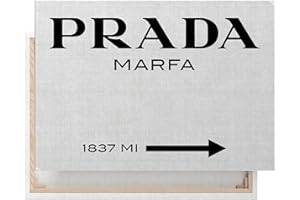 ^RTERBY'S Poster Marfa con Cornice - Orizzontale - varie dimensioni vari colori Made in Italy - riferimento all’opera d’arte di critica al consumismo di Marfa (Texas) (Tela Canvas con Telaio in Legno, 70x100)