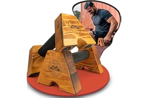 ‎ARIES ATHLETICS Aries Athletics Liegestützgriffe aus Holz – Nachhaltige Push Up Griffe produziert in Deutschland – Handgefertigte Liegestütz und Handstand Griffe, Parallettes für Fitness Workout