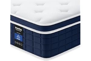 ‎INOFIA Inofia Matratze Ace Hybrid 180X200cm Höhe 26cm Taschenfederkernmatratze Härtegrad H3 Mittelfest 7-Zonen Federkernmatratze mit 100 Nächte Probeschlafen- Orthopädische Matratze für erholsamen Schlaf