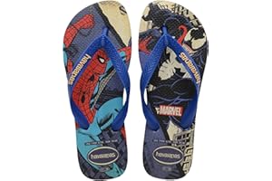 Havaianas - Top Marvel Classics, Chanclas Cómodas, Ligeras y Duraderas, Estampado de Cómics de los Superhéroes Marvel, Hombre