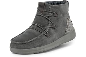 Hey Dude Eloise Suede, Moc Toe Boots Mujer