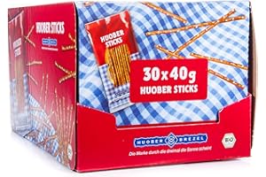 ‎HUOBER HUOBER bio Mini Sticks, Thekendisplay mit 30 x 40g Beutelchen