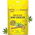 BARK OUT LOUD - Fresh Chicken Dog Treats, Hemp Chewstix with Omega 3 & Vitamin E for Healthy Skin & Coat, Suitable for Dogs & Cats of All Life Stages, 100g (Pack of 1)