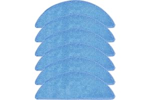 HALIEVE Wischtücher Ersatzteile Zubehör für Tesvor M2 M1 Tesvor S7 Pro X500 X500 Pro Staubsauger Roboter Tücher (6 Stück)