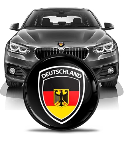 SkinoEu Emblème BMW 82mm 51767288752 Argenté Pour Capot Et Coffre - Compatible Large Gamme Série 1 à X7