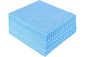 Jebblas USA e Getta J Panni Confezione di 50 Rotolo Multiuso Tessuto Non Tessuto Antiaderente asciugandosi Stracci casa Pulizia Panno Cucina Piatto canovaccio (Blue)
