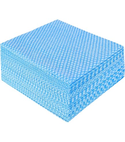 Jebblas Wiederverwendbare Reinigungstücher – 100 Stück, 35x40 Cm, Blau, Für Haushalt & Küche