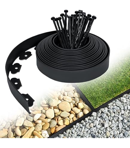 Bordure De Pelouse Flexible Aspect Bois - En Plastique - Longueur : 10