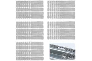 ChAusa Window Screen Repair Patches 40Pcs Fly Screen Mosquito Net Repair Patch Waterproof Fiberglass Mesh Tape Strong Self Adhesive Patch for Repairing Screen Windows Doors Nets Holes