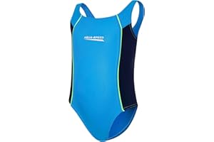 Aqua Speed Emily Costume da Bagno | Ragazze | Adolescenti | 134-164 | Protezione UV | Elastico | Opaco | Resistente al Cloro