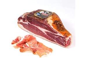 ‎WOLF Wolf, Sauris-Schinken Mit 100% Italienischem Fleisch Nonno Bepi, Hergestellt Mit Traditioneller Räuchertechnik, Schinken, Lange Reifung, Glutenfrei, Halb 1/2, 3,5 Kg (Mind. Nettogewicht Garantiert)