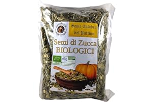 VINO CALABRO IL PUTTINO Il Puttino Virelli - Semi di Zucca Biologici Decorticati 1 kg | 100% CrudI • Senza Additivi • Ideali per Yogurt, Pane, Insalate o Snack. (1Kg, Semi di Zucca Biologici)