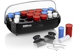 BABYLISSPRO BaByliss Pro 20 Piece Heated Roller Set 8 Jumbo 6 Large & 6 Medium Rollers 5 Min Fast Heat Up