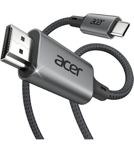 HDMI Kabel USB C auf HDMI 4K,2M USB C Adapter Kabel Compatibile da Thunderbolt 3/4 a HDMI per