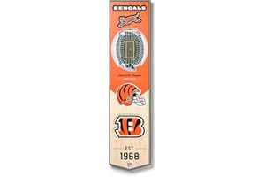 YouTheFan NFL 3D Stadion Banner, 8 x 32 Zoll