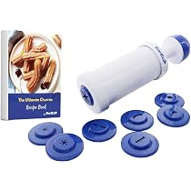Churro Maker Set – Mit 8 Düsen, Spritztüllen & Spritzbeutel – Aus Edelstahl Für Hausgemachte Churros