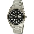 Seiko Men Automatic Watch, Analog Display And Stainless Steel Strap SNKN13J1