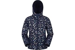 Mountain Warehouse Exodus wasserdichte Windjacke Kinder Softshell - leichte Regenjacke Kinder, atmungsaktive, wasserfeste Jacke, ungefütterte Softshell-Kinderregenjacke