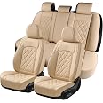 Auto Sitzbezüge für Audi Q2 in Beige-Schwarz