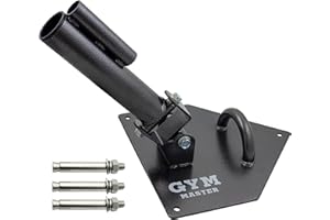 GYM MASTER Corner T-Bar Row Landmine Grappler Platform - Ideal for Both Standard 1" 25mm and Olympic 2" 50mm Bars