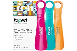 biped set 3 calzascarpe in plastica 18 cm – Mini leve scarpe ergonomiche da viaggio – Perfette per bambini e adulti – Accessori compatti e pratici z1570(dragonfruit)