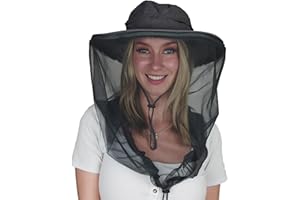 AGGAFA Mosquito Head Net Hat, Providing a Physical Barrier to Help Keep Mosquitoes and Bugs Away
