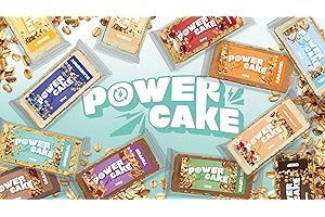 Foodtastic Power Cakes Mix Box (24 x 120g) | leckere, saftige Haferriegel | handgemachte Flapjack Energieriegel aus Haferflocken