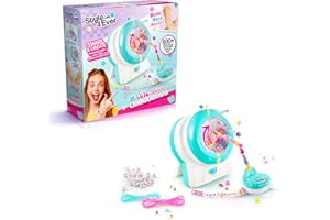 CANAL TOYS Style 4 Ever Magic Spinner Bracelets – DIY Friendship Bracelet Maker Kit (600+ Beads & Charms, Bead Spinner Tool) – Easy Craft Gift for Kids 6+ - Create Colourful Bracelets in Under 2 Minutes