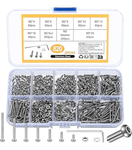 Vis à Tête Ronde Hexagonale M4x5mm Acier 10.9 - Lot De 100 Pièces, Pour Assemblage Métal/bois