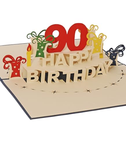 Second Nature pop UPS pop up biglietto di compleanno con scritta Awesome Birthday e candele