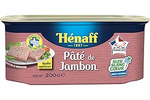 HENAFF le Pâté de Jambon Bleu Blanc Cœur 200 g - Lot de 6