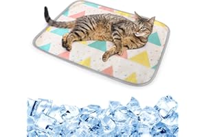 Iridsmole Cat Cooling Mats, Pet Self Cooling Mat For Dogs Cat Kitty, Pet Cooling Mat 60X50cm, Cooling Pad For Cats, Dogs Cats Cool Pad For Hot Summer Indoor Outdoor