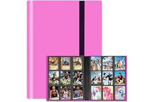 TAOBWN 9-Pocket Trading Card Binder, 30 Pages Holding 540 Pockets, PU Trading Card Album Card Folder Card Binder Holder Album for MTG, TCG, Pokemon Yu-Gi-Oh, Basketball Sports Cards, Game Cards