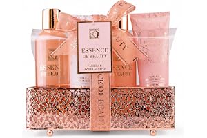 Accentra presentset ESSENCE OF BEAUTY badkorg i rosé Vanilla & Sweet Almond