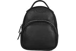 STILORD 'Seda' Ma³y Damski Plecak Vintage Skórzany Plecak Miejski Plecak Handbag Miniplecak Daypack Damski Plecak Oryginalny Skórzany, Kolor:czarny