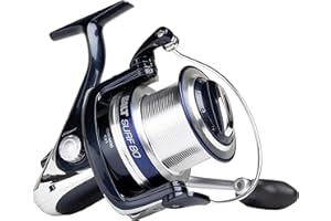 Shakespeare Kołowrotek SALT Surf Long Cast -natychmiastowa funkcja antyrewersyjna, konstrukcja odporna na SW, duża pojemność na żyłkę i zapasowa szpula grafitowa do połowów surfingowych - 7000