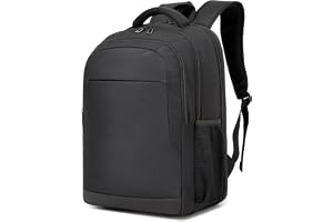 Shavont Laptopryggsäck 15,6 Tum Herr Dam, Arbetsryggsäck med 180° Laptopfack och Stöldskyddsficka, Lätt Datorryggsäck för Resa, Universitet och Kontor