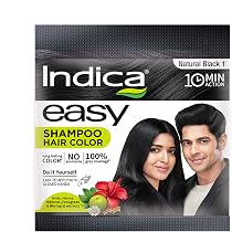 Buy Indica Easy Do-It-Yourself 10 Minutes Hair Color Shampoo with ...