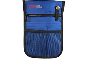 MEDILINE-UK Nurse Vet Pouch Waist Bag Pocket Pick Organiser with Adjustable Belt. New. Blue.
