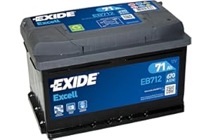EXIDE TECHNOLOGIES EXIDE Excell EB712 Batterie de Voiture 71Ah 670A