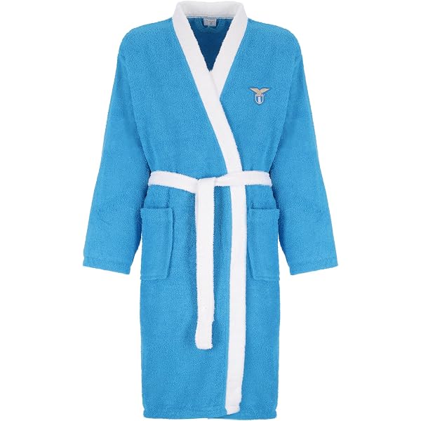 SS Lazio Pigiama Manica Lunga In Cotone – Set Ufficiale Unisex Per Adulti, 100% Cotone - 3