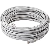 Amazon Basics RJ45 Cat-5e Network Ethernet Cable - 50 feet (15.2 meters), Gray