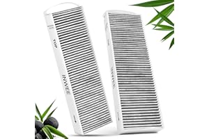 Inwee 2 Piezas Filtro de carbón Activo para Bora Pure PUAKF, para Placa de recirculación PURU o PUXU, para Accesorios de Filtro Bore Pure X Pure S Pure M Pure, Filtro de recirculación de Aire