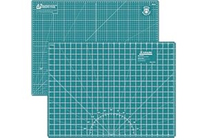 Headley Tools Schneidematte A2 - Selbstheilende Nähmatte, doppelseitig, 5-lagig, für Näharbeiten, Handwerk, Hobby, Stoff, Scrapbooking-Projekt, 60 x 45cm (Türkis)