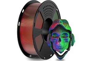 ‎GIANTARM GIANTARM Silk PLA Filament 1.75mm(±0.02mm) für 3D Drucker, 1kg, 1 Rolle vakuumverpackt,PLA Silk-like tricolor, Rot+Grün+Blau