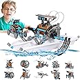 Education 12 in 1 DIY Solar Robot Toys Building Science Kits for Kids Age 8 9 10 11 12 Years Old Boys Christmas Birthday Gifts Solar Robot Toys for 8 Years Old Boys girls kits